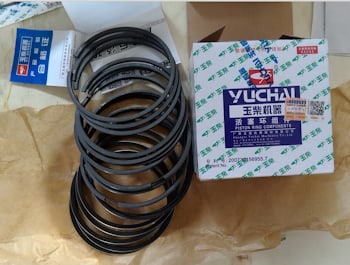Кольца поршневые комплект двигателя Yuchai YC6108G —/ 330-1004016; —/ 330-1004017B; —/ 330-1004030